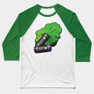 smoke grenade - green Baseball T-Shirt